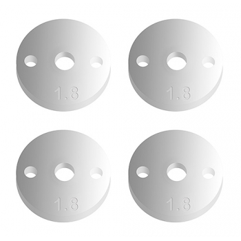 #91629 - FT 12 mm Pistons V2, 2x1.8 mm, flat - Team Associated